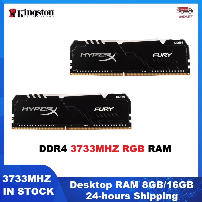 Ddr4 3200Mhz - HYPERX FURY DDR4 Desktopgeheugen RGB Ram