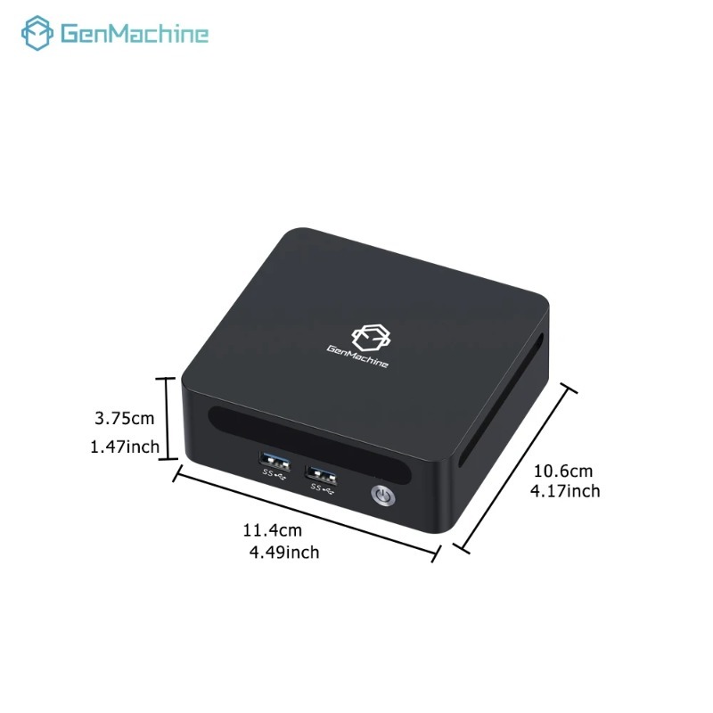 GenMachine Mini PC Ren5000 550 - Ddr4 3200Mhz recensie en prijs