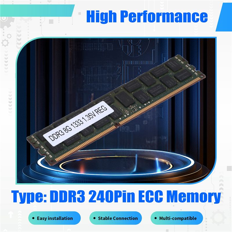8GB DDR3 1333MHZ Ecc Ram-geheu - Ecc Ram Server recensie en prijs