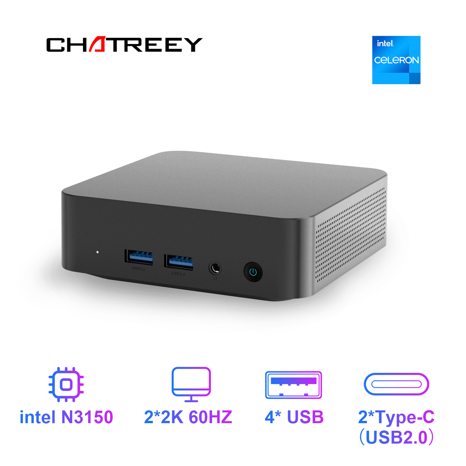 Chatreey Mini PC T9 N3150 DDR3 - Ddr3 8Gb recensie en prijs