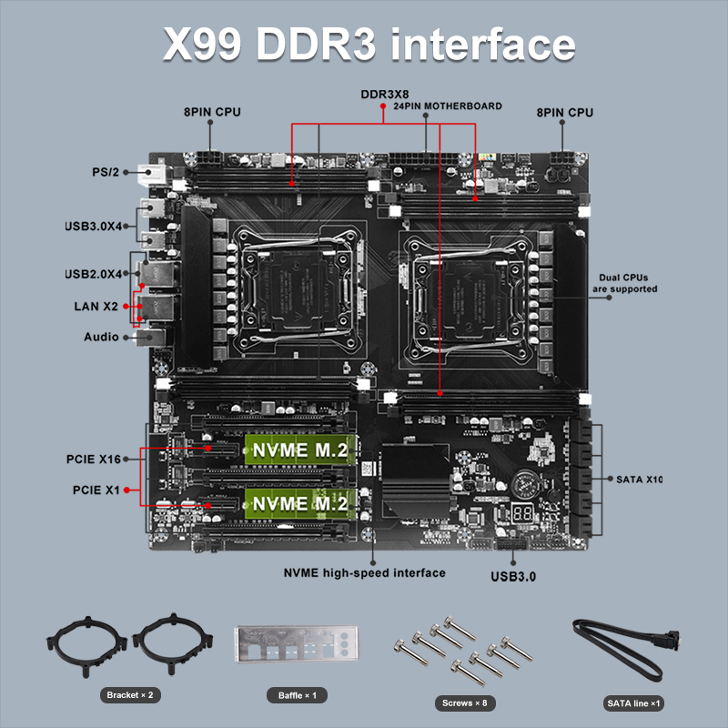 X99 Dual-socket Cpu Moederbord - Ecc Ram Server recensie en prijs